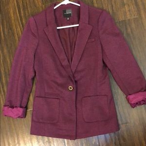 The Limited burgundy blazer size Xs